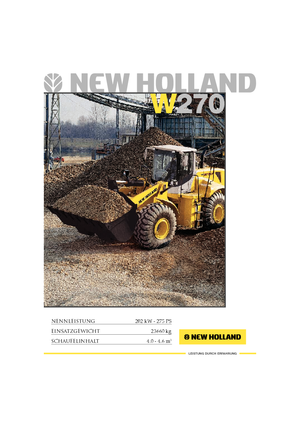 Wheel Loaders New Holland W 270 e