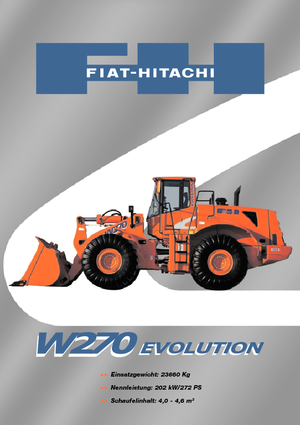 Wheel Loaders Fiat-Hitachi W 270