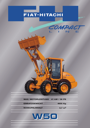 Wheel Loaders Fiat-Hitachi W 50