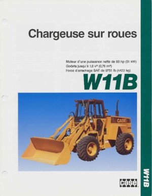Wheel Loaders Case W11B