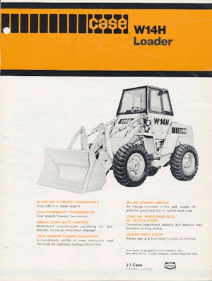 Tekerlekli yükleyiciler Case W14H