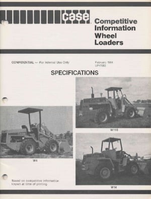 Wheel Loaders Case W4
