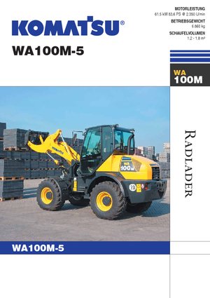 Wheel Loaders Komatsu WA100M-5