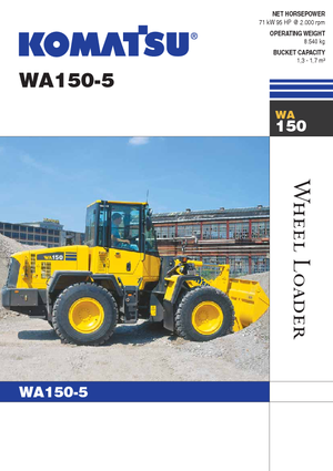 Wheel Loaders Komatsu WA150-5