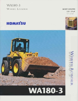 Wheel Loaders Komatsu WA 180-3