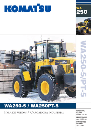 Wheel Loaders Komatsu WA250PT-5