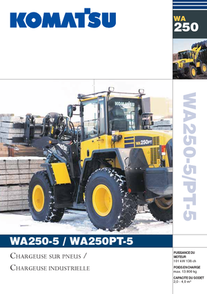 Wheel Loaders Komatsu WA250PT-5