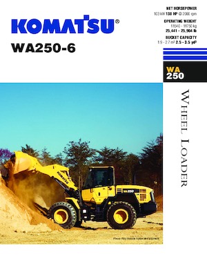 Wheel Loaders Komatsu WA 250-6