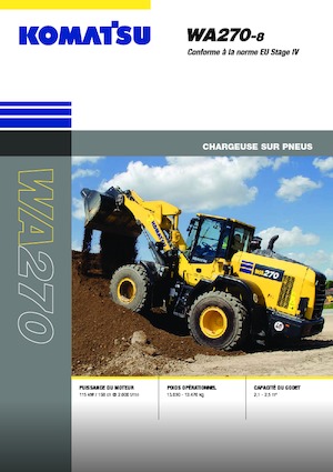 Wheel Loaders Komatsu WA270-8E0