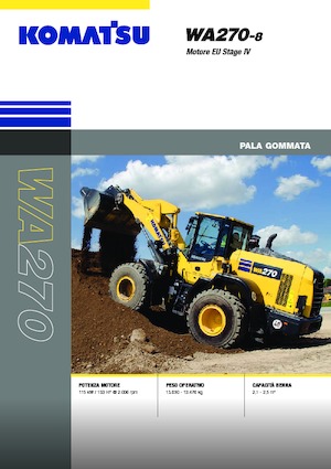 Wheel Loaders Komatsu WA270-8E0