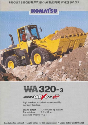 Wheel Loaders Komatsu WA 320-3