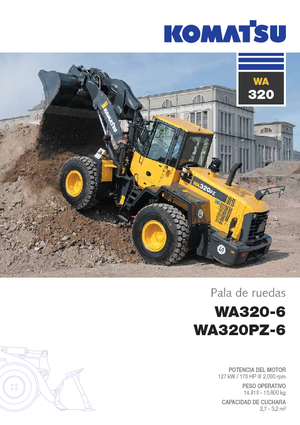 Tekerlekli yükleyiciler Komatsu WA320PZ-6