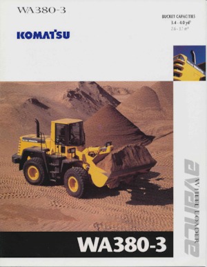 Wheel Loaders Komatsu WA 380-3