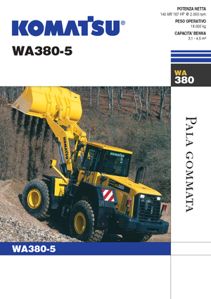 Wheel Loaders Komatsu WA380-5