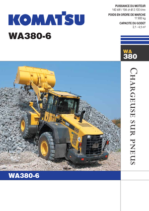 Wheel Loaders Komatsu WA380-6