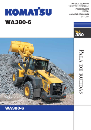 Wheel Loaders Komatsu WA380-6