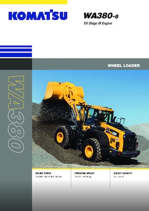 Wheel Loaders Komatsu WA380-8E0