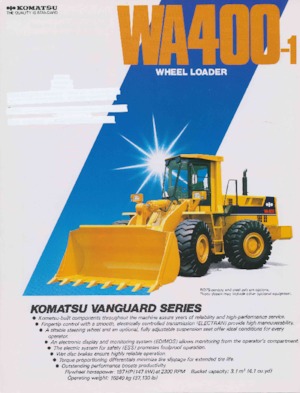 Tekerlekli yükleyiciler Komatsu WA 400-1