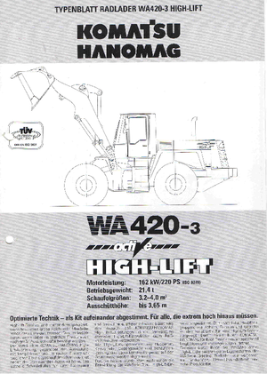 Wheel Loaders Komatsu WA420