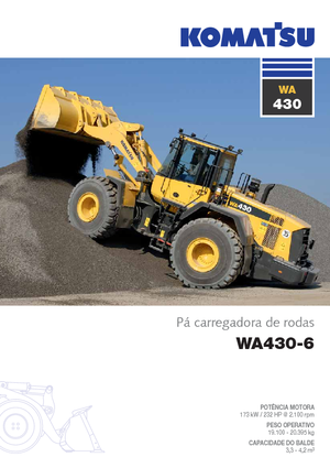 Wheel Loaders Komatsu WA430-6E0