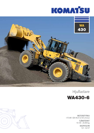 Wheel Loaders Komatsu WA430-6E0