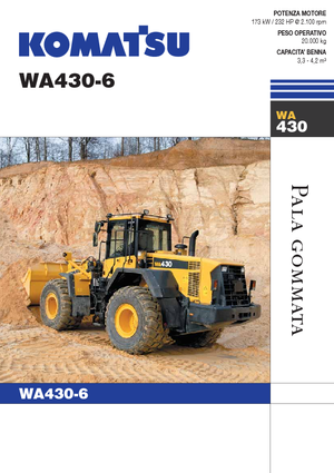 Wheel Loaders Komatsu WA430-6E0