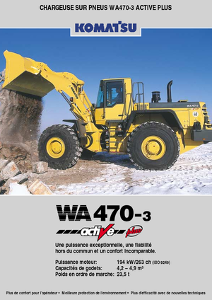 Wheel Loaders Komatsu WA470-3 active Plus