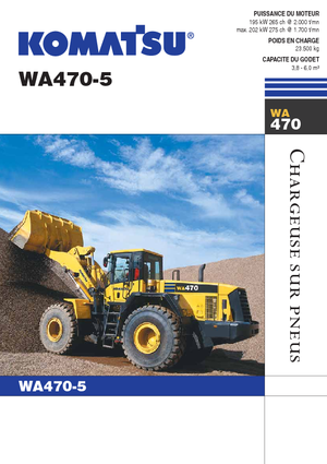 Wheel Loaders Komatsu WA470-5