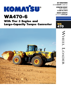 Wheel Loaders Komatsu WA470-6