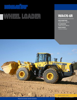 Wheel Loaders Komatsu WA 470-6R