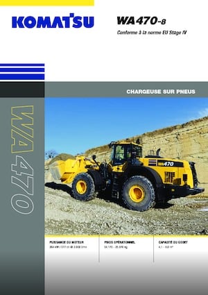 Tekerlekli yükleyiciler Komatsu WA470-8E0