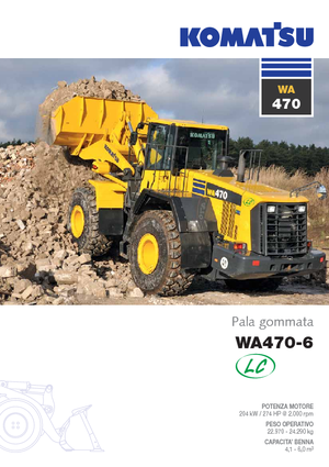 Wheel Loaders Komatsu WA470LC-6
