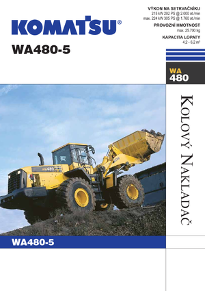 Wheel Loaders Komatsu WA480-5