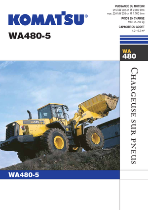 Wheel Loaders Komatsu WA480-5