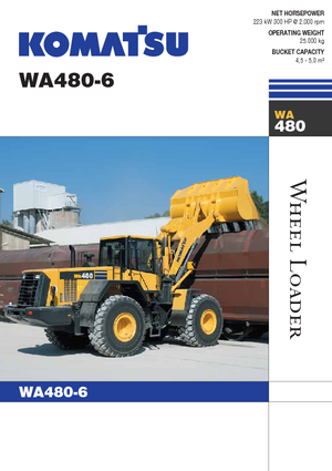 Wheel Loaders Komatsu WA480-6
