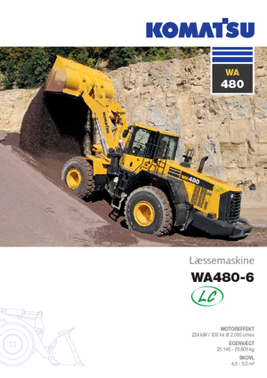 Wheel Loaders Komatsu WA480-6