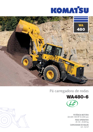 Wheel Loaders Komatsu WA480LC-6
