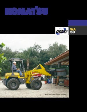 Wheel Loaders Komatsu WA 50-3