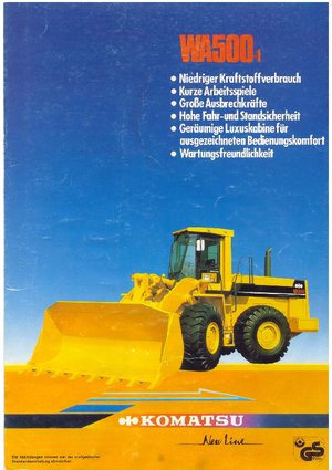 Wheel Loaders Komatsu WA500-1