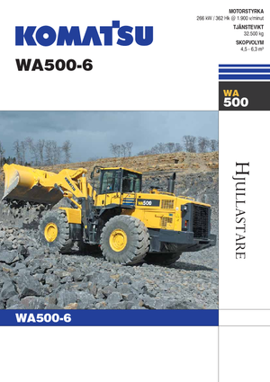 Wheel Loaders Komatsu WA500-6