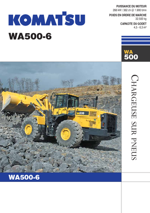 Wheel Loaders Komatsu WA500-6