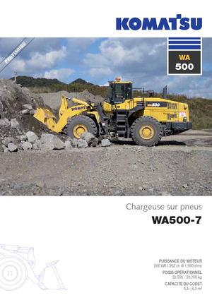 Wheel Loaders Komatsu WA500-7