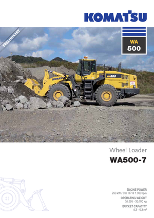 Wheel Loaders Komatsu WA500-7