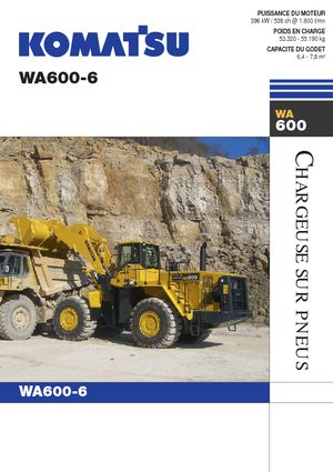 Wheel Loaders Komatsu WA600-6