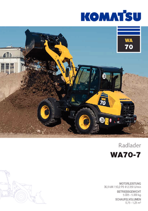 Wheel Loaders Komatsu WA70-7