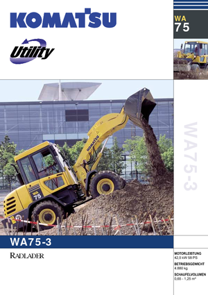 Wheel Loaders Komatsu WA75-3 Fleet