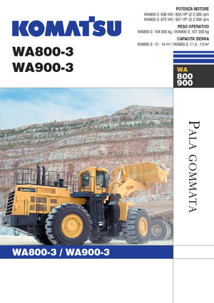 Wheel Loaders Komatsu WA800-3