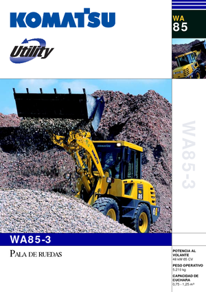 Wheel Loaders Komatsu WA85-3