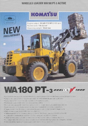 Wheel Loaders Komatsu WA180PT-3 active