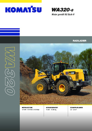 Wheel Loaders Komatsu WA320-8E0
